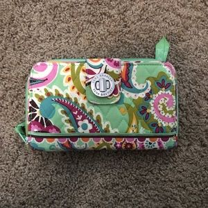 Vera Bradley turnlock wallet